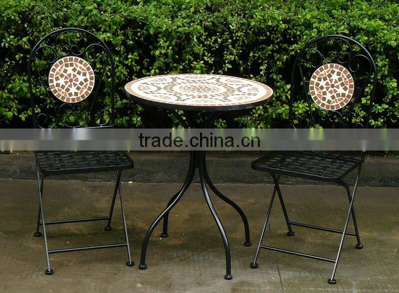 Patio table and chair set