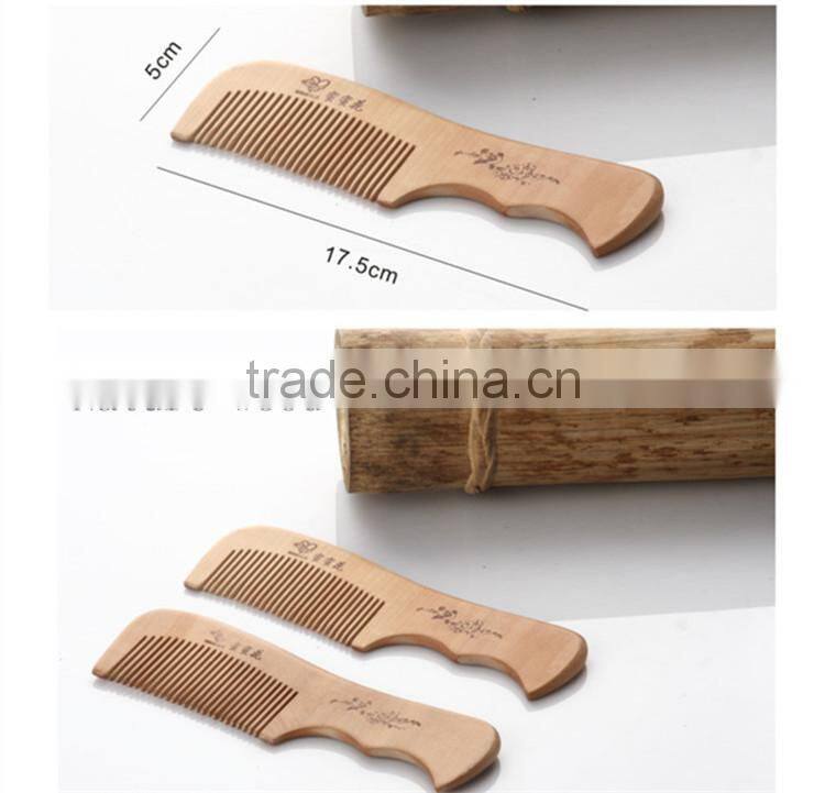 100%Nature Peach Wooden Combs 17.2*4.2