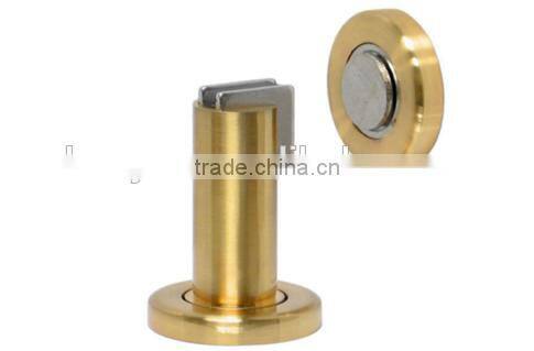 2017 New Floor Mounted Zinc Alloy Gold Magnetic Door Stopper