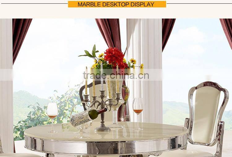 Modern Kitchen Set Round Dining Table for 6 TH374