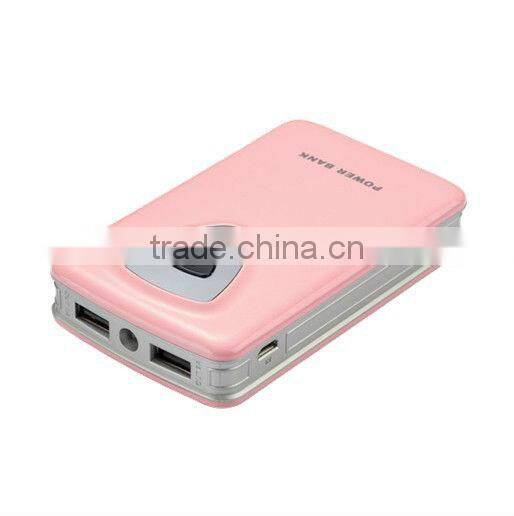 best quality Universal best Portable power charger Power Bank 7800mAh