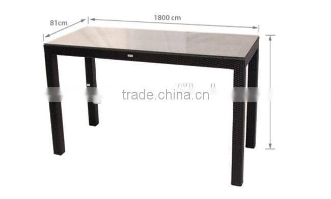 2017 Sigma trade assurance outdoor commercial high top rattan glass tables and chairs