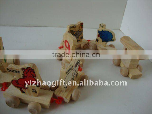 modern fashion wooden glow toys