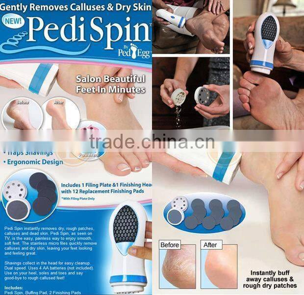 TV PRODUCT Fashion ELECTRIC PEDISPIN Removes PROFESSIONAL FOOT CARE
