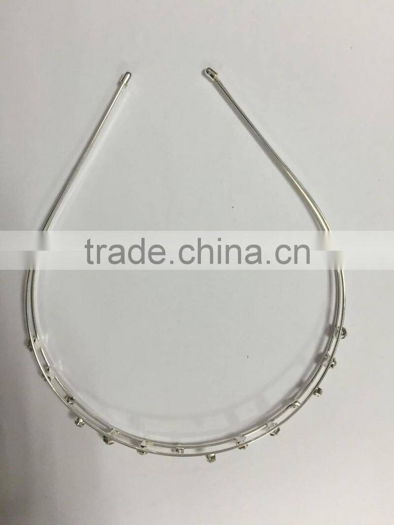 Hairpins Headwear Women Girl Rhinestone Crystal Headband Barrette Clips Hair Accessories