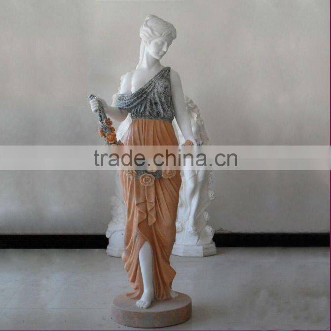 Outdoor natural stone carved stone sphinx statue