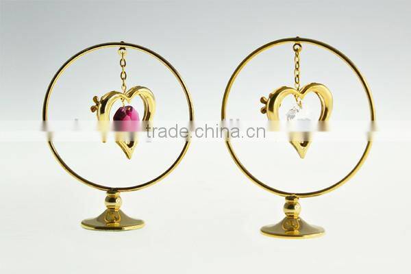 Special Luxury Gold Plated Metal Personalized Wedding Gifts