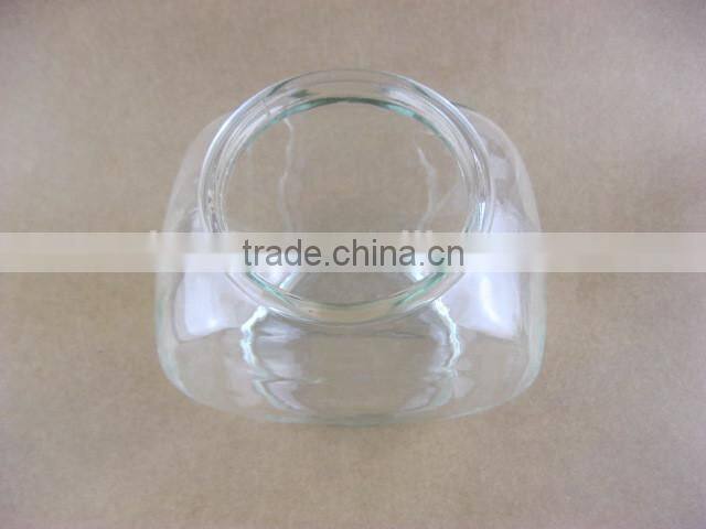 ball-shape glass vase , Mini Clear Glass fish bowl