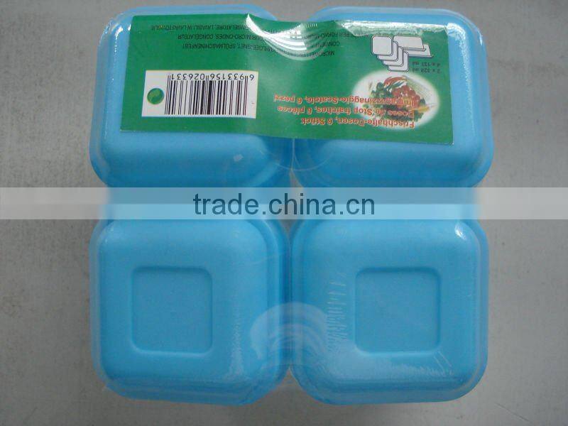 plastic food storage box,4 pcs mini container,small plastic box