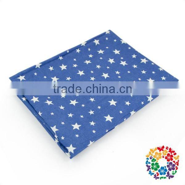 100% Cotton Fabric Printed Flowers & Stars Woven Fabric For Sale