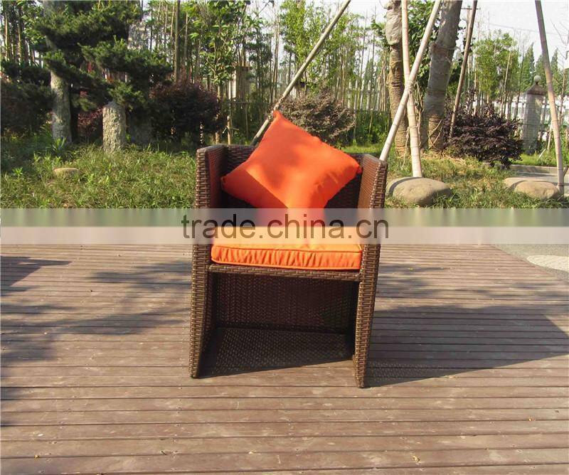 2015 3 Pics Romantic Anti-UV Outdoor Rattan Club Bar Set Furniture