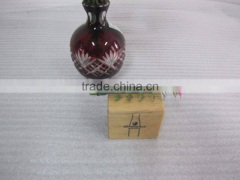 2016 new hot eco friendly restaurant craft gift wholesale decorative bar table top stand wooden menu card holder made in China