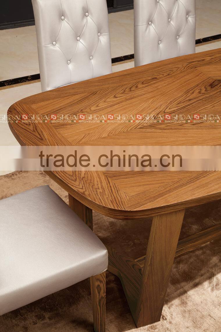 Top malaysia solid wood dining table A-44