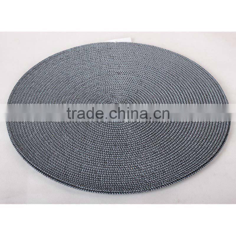 eco plastic tablemat/braided placemat/placemat for dinnerware