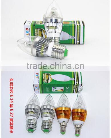 high quality electric energey saving 3W led light bulb