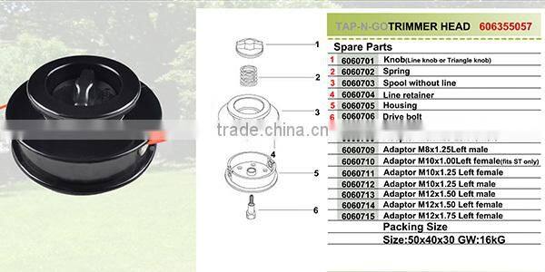 Nylon String Trimmer Gear Head