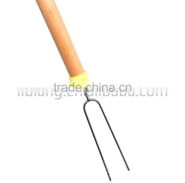 Adjustable bbq fork/Telescopic bbq fork with wooden handle