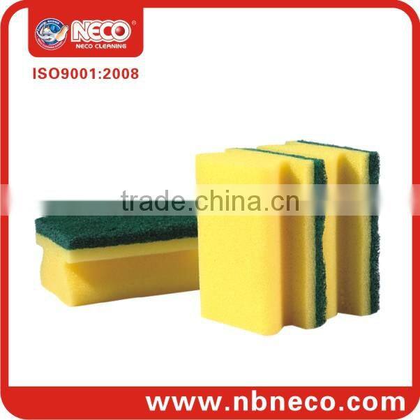 Kitchen cleaning sponge, sponge block