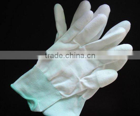 PU Finger Tip Coated Glove , Work Glove , PU Glove