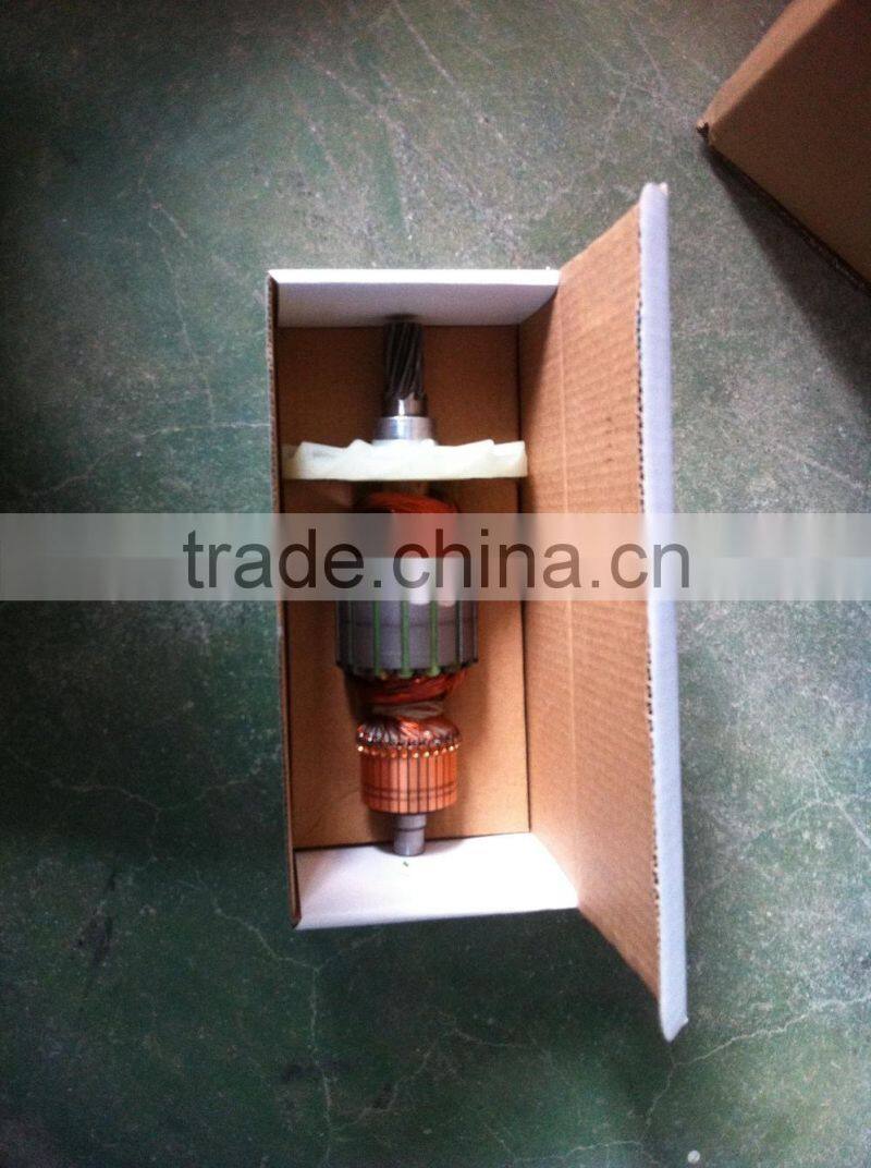 Power tools spare part Armature/motor for rotary hammer 65A.