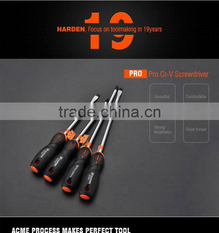 Professional 8x150mm Hand Tool CRV Flat Type Screwdriver