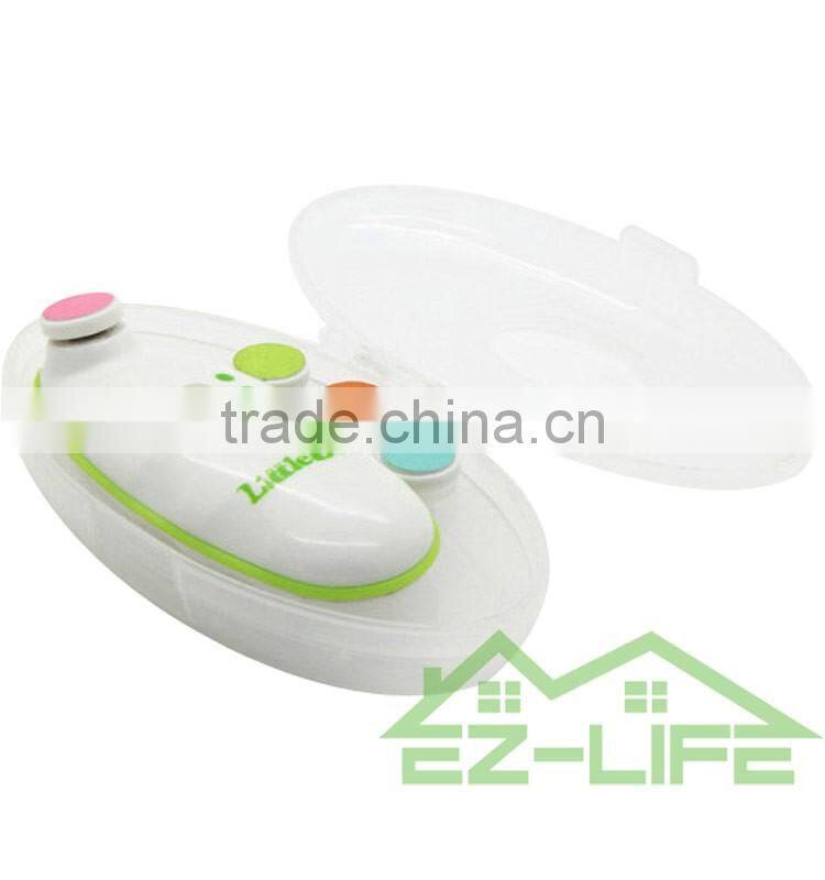 2017 Latest set design electric ABS plastic baby Nail timmer