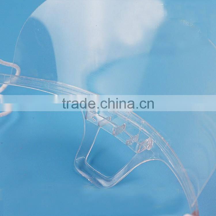 Beauty special catering fashional full transparent clear plastic face mask widely used in beauty salon