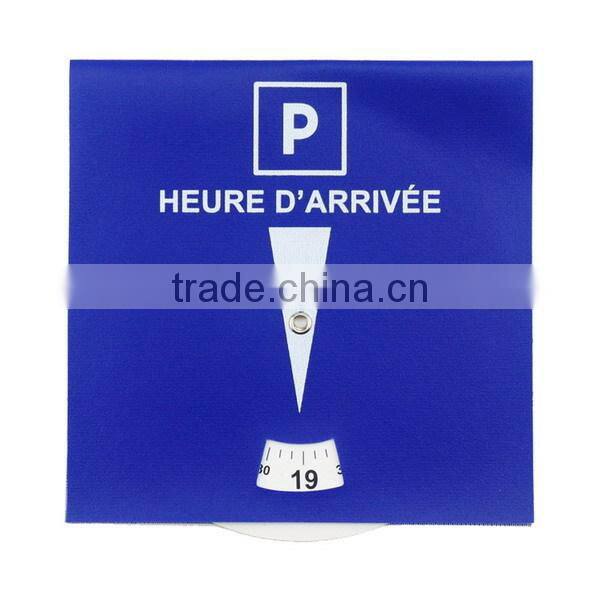 2017 New Design soft PVC parking timer/parking disc clock/parking disc