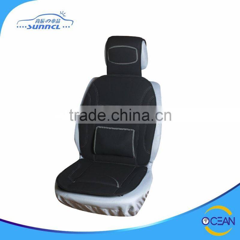 Customized Warm and Soft Micro Fibre Material Fur Car Seat Cushion with Cartoon Embroidery