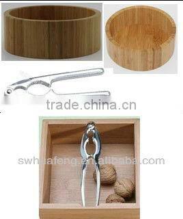 2016 Totally natural bamboo square walnut bowl