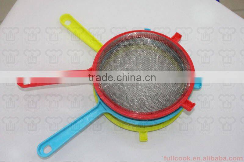 Colorful stainless steel oil strainer