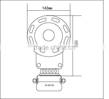 6inch HID Xenon Worklight HID Offroal Light Remote Control Search Light