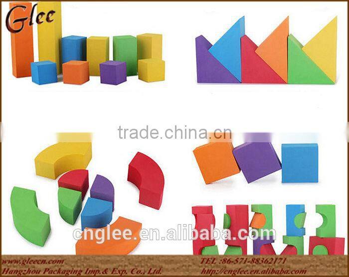 High quality educational building block eva toys for child
