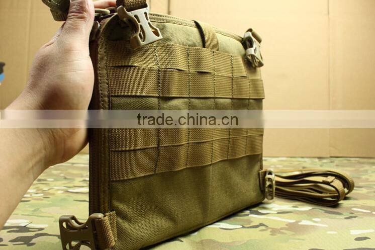 custom brown military tactical molle pad small bags