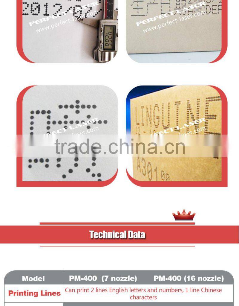 LCD color touch screen big character inkjet printer for Carton box for sale