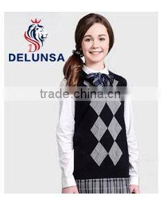 New Design Kindergarten Short Sleeve Polo Shirt With Pants And Skirt