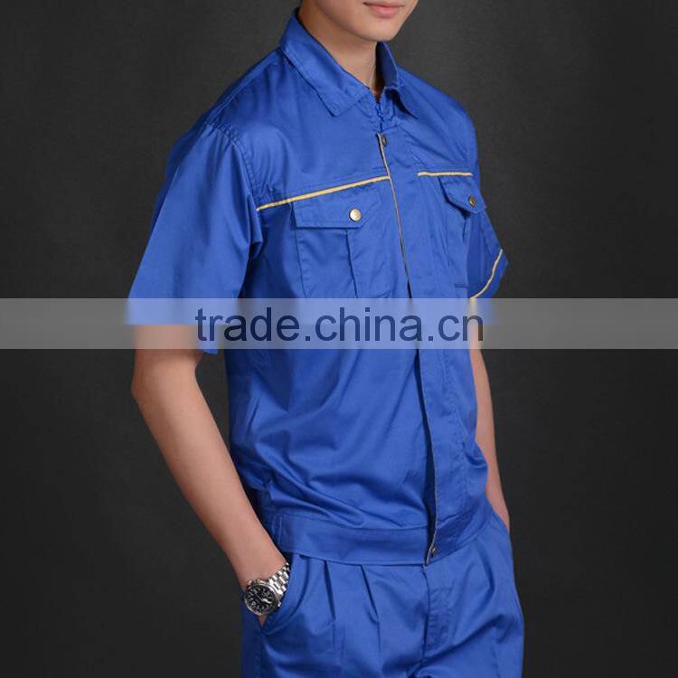 GZY 2015 New arrival short sleeve Uniform Design safety t-shirt for workers