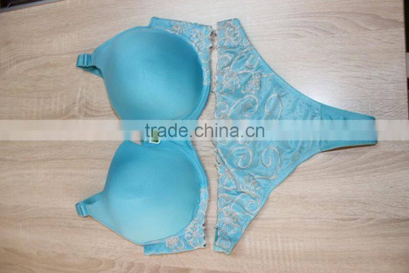 GZY lace transparent brief bra cups wholesale underwears sexy bra knicker sets