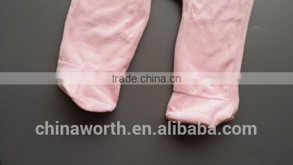 cheapest baby romper girl's velvet foot long sleeve romper