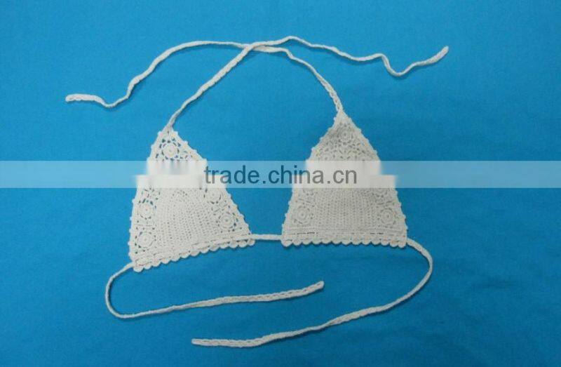 cotton crochet ladies underwear bra new designs