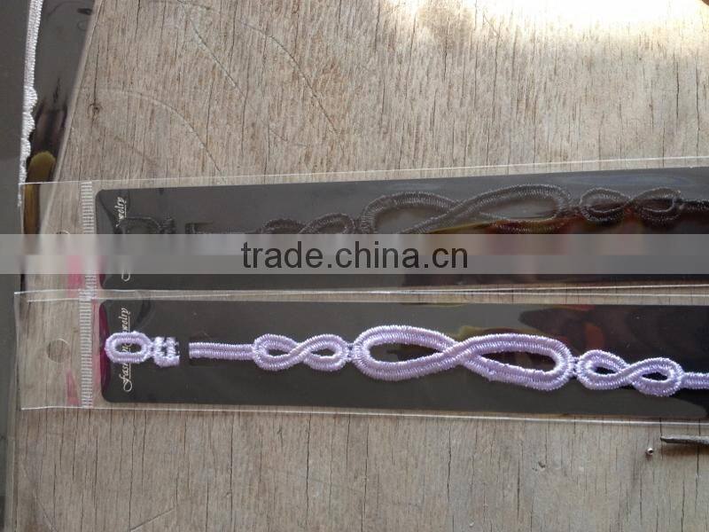 heart lock and key lace bracelet cheap lace bracelets custom design lace bracelet woven lace bracelet