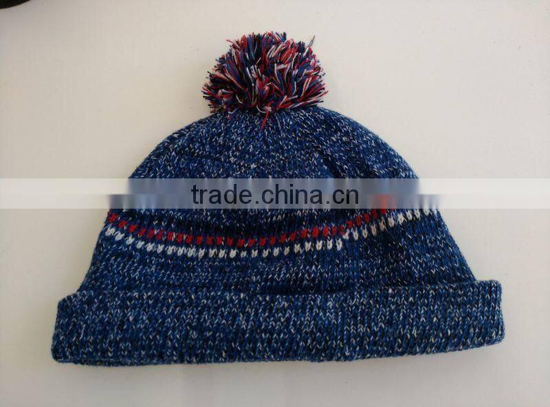 High Quality Cheap Custom Winter Hat With POMPOM