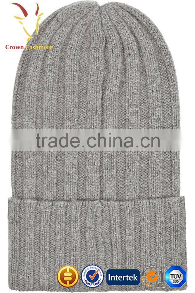 Cashmere Knitted Hat/Custom Knitted Hat in Different Color/Hand Knitted Hat