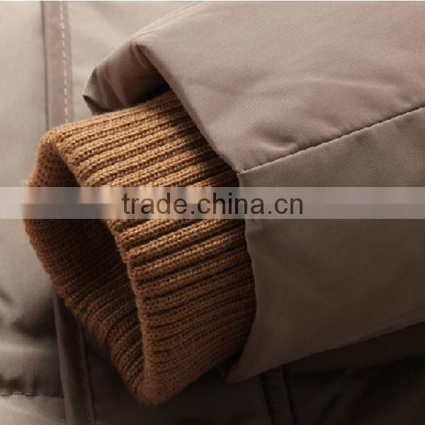 2015 OEM Service Man Warm Short Down Coat With Hoody