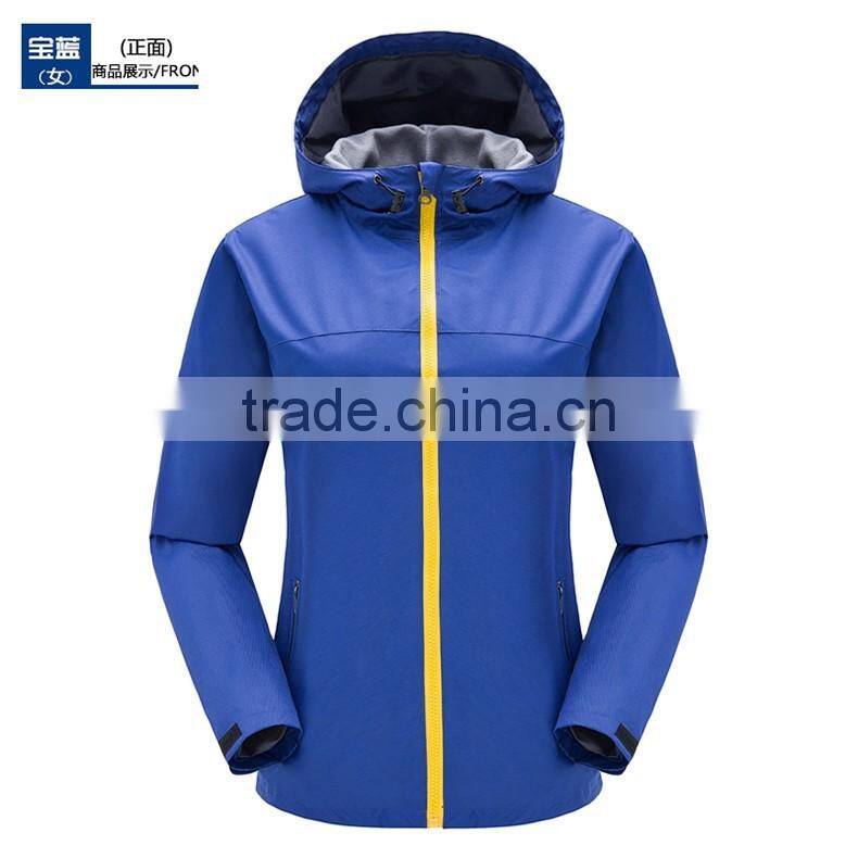 Latest design hot sale personalized men outdoor waterproof windproof mauntaineering Jackts/sport jackets
