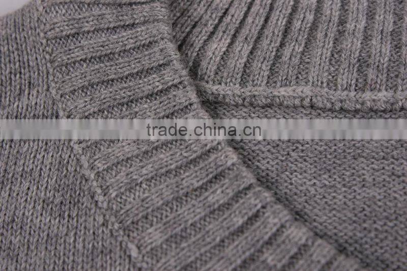 Hot Sale Men Plain Crew Neck Sweaters