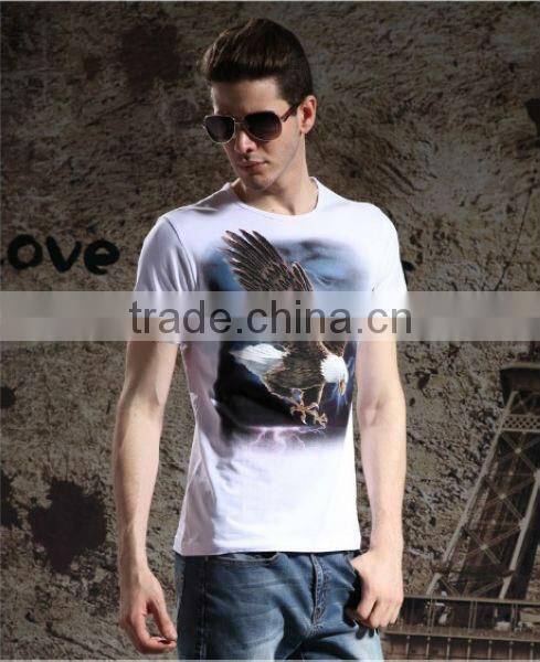 Wholesale Black Printing Overseas T Shirt