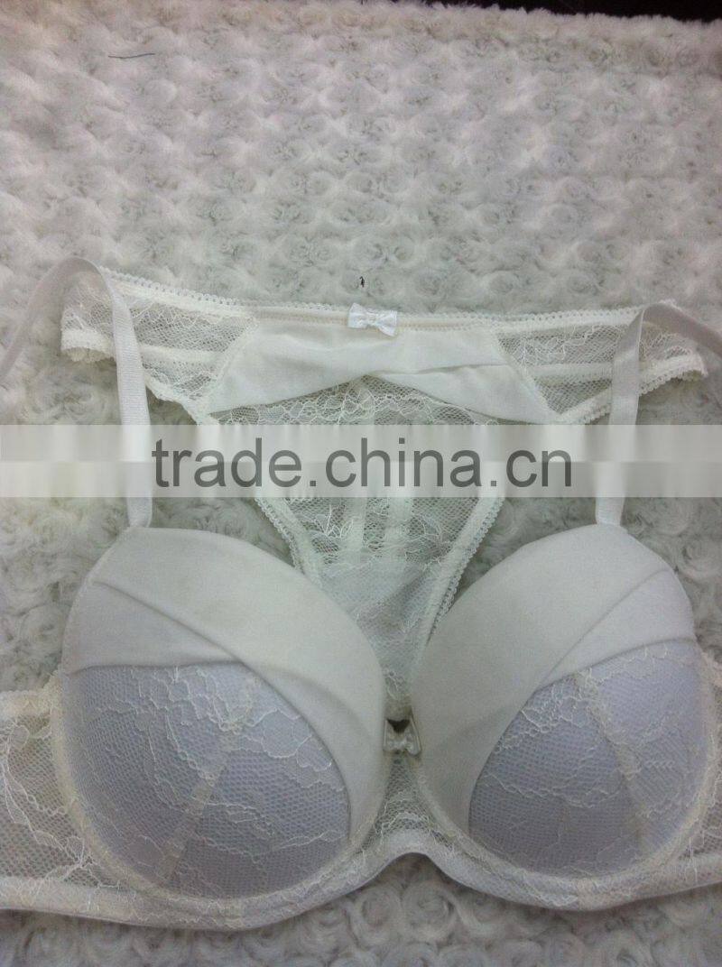 See through lace bra and g-string panties sexy bra new design sex girls photos thong Shantou factory
