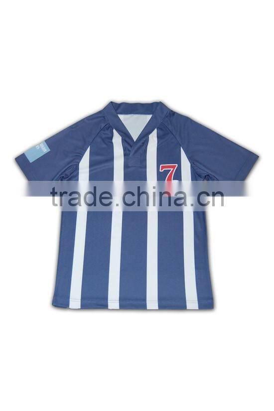 100% Polyester Cool Quick Dry fit real soccer training shirt
