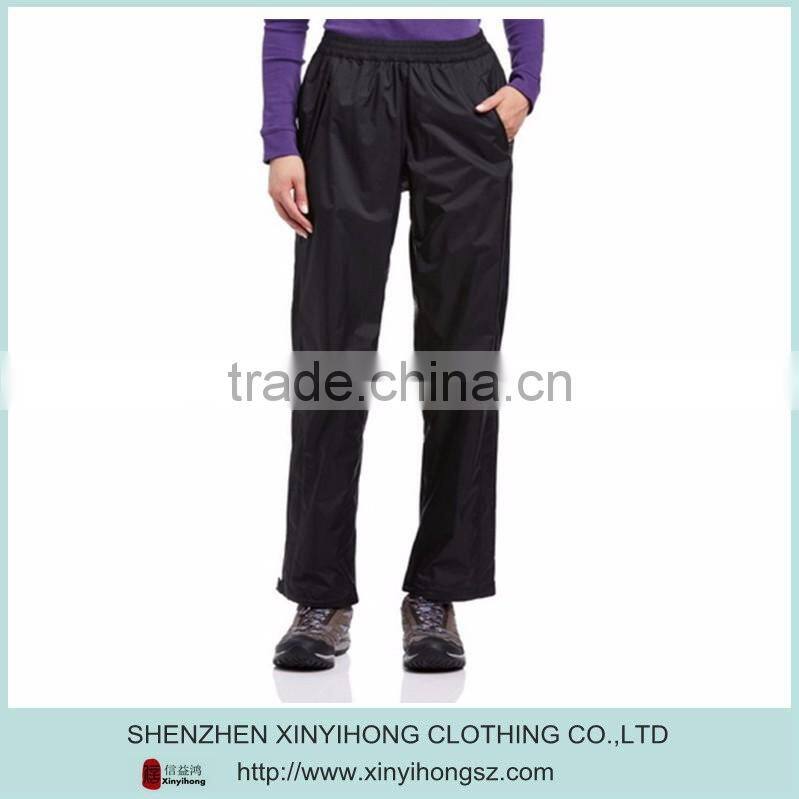tailored fit top quanlity 100% polyester womens waterproof breathable golf pants